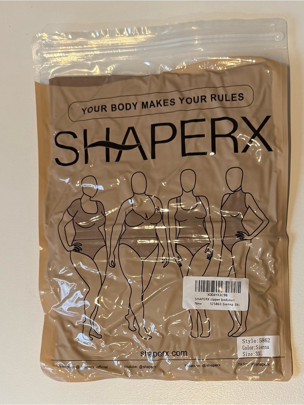 SHAPERX Sienna Sculpting Bodysuit for Women